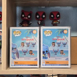 Pack Funko Stitch annoyed 1222 Stitch turtle 1335
