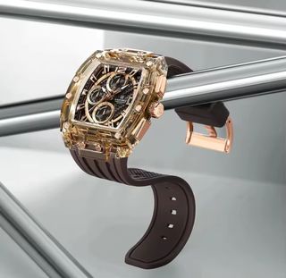Reloj Naviforce Dorado y Marrón