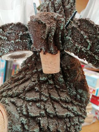 Bottiglia da collezione con bicchieri