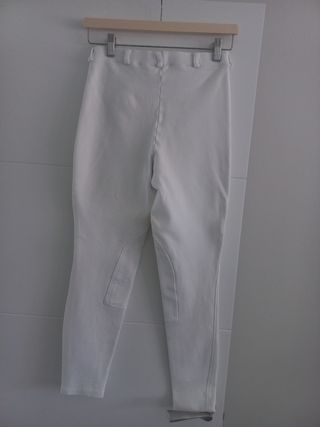 Pantalón equitación / hipica competición blanco