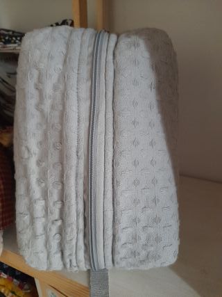 Bustone cotone indiano grigio perla