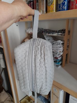 Bustone cotone indiano grigio perla