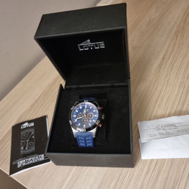 Reloj Lotus 18677 Cronógrafo Azul