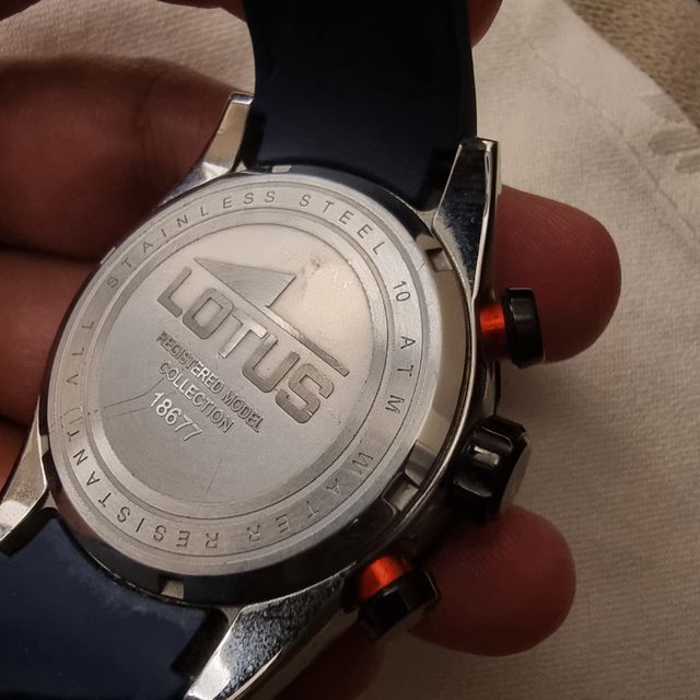 Reloj Lotus 18677 Cronógrafo Azul