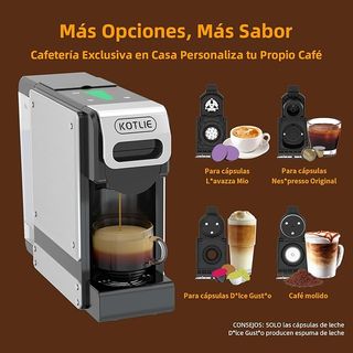 NUEVA Cafetera 4 en 1 KOTLIE 19BAR MULTICAPSULA