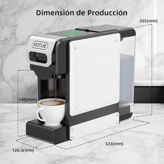 NUEVA Cafetera 4 en 1 KOTLIE 19BAR MULTICAPSULA