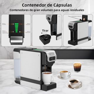 NUEVA Cafetera 4 en 1 KOTLIE 19BAR MULTICAPSULA