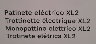 Patinete Eléctrico XL2