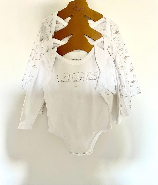 Set 3 body bimba manica lunga