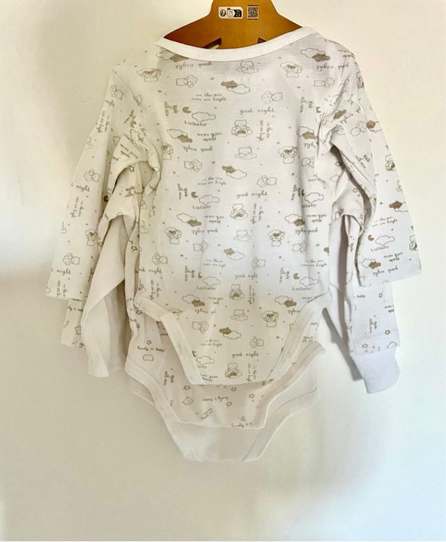 Set 3 body bimba manica lunga