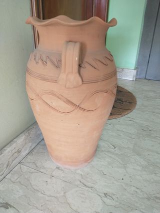 Vaso grande terracotta con manici