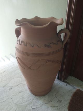 Vaso grande terracotta con manici