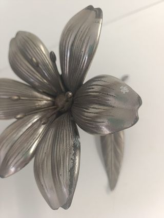 Cenicero Flor Metal