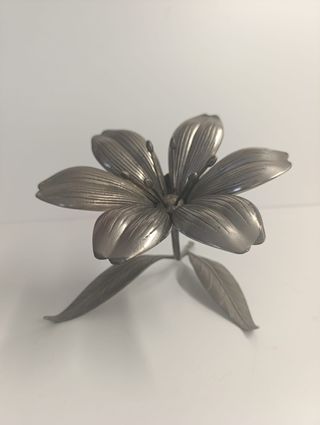 Cenicero Flor Metal