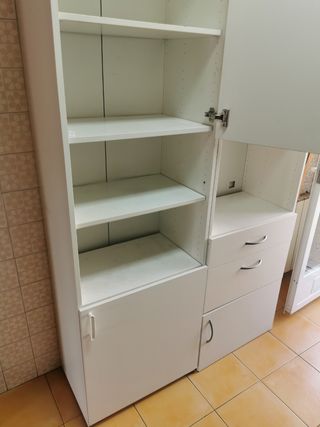 Mueble de cocina blanco