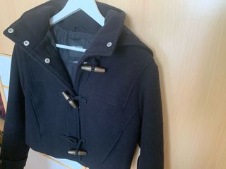 Trenca corta Pull&Bear azul muy oscura