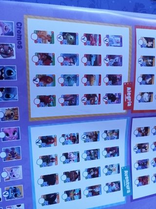 Cromos y cartas Stitch Carrefour