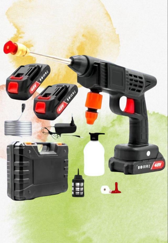 Pistola Idropulitrice a Batteria Ricaricabile Set