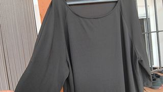 Blusa Túnica Negra Couchel Talla M+
