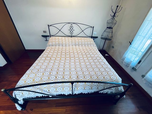 Copriletto matrimoniale uncinetto fatto a mano