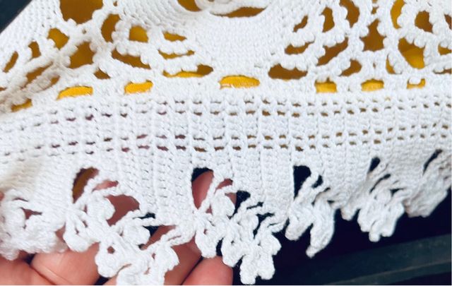 Copriletto matrimoniale uncinetto fatto a mano