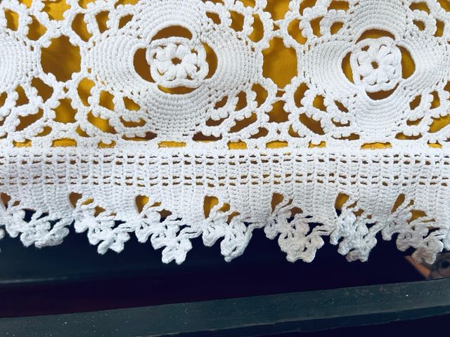 Copriletto matrimoniale uncinetto fatto a mano