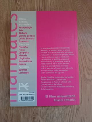 Desarrollo psicológico y educación: 1. Psicolog...