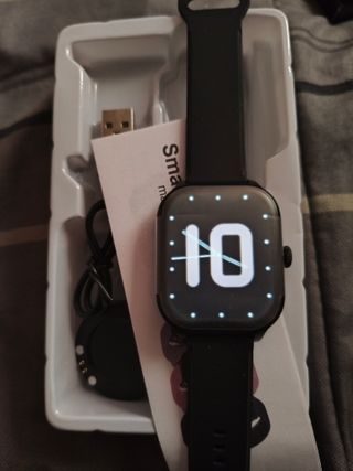 Reloj Inteligente Dorado y Rosa