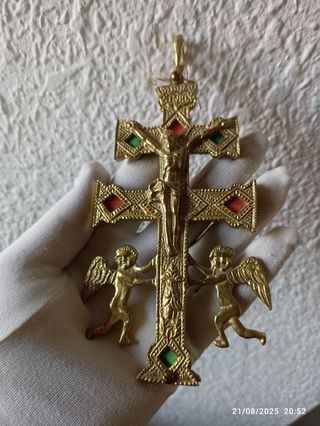Cruz de Caravaca Antigua Crucifijo Siglo XVIII
