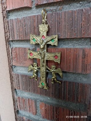Cruz de Caravaca Antigua Crucifijo Siglo XVIII