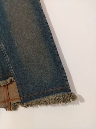 Gonna lunga vita bassa effetto vintage taglia S