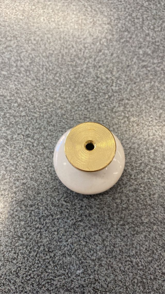 Pomelli in porcellana con fiori