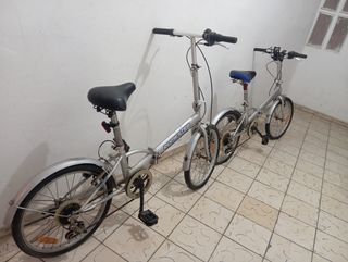 2 Bicicletas plegables 50e