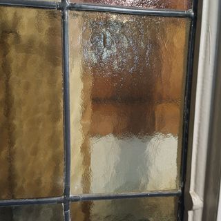 Puerta antigua doble hoja con cristales