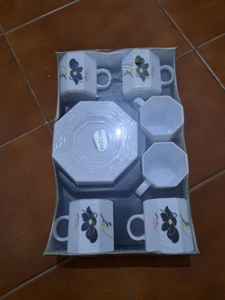 Juego 6 Tazas Arcopal Flores