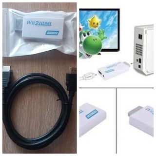 Adaptador Wii a HDMI + Cable 1.5m Nuevo