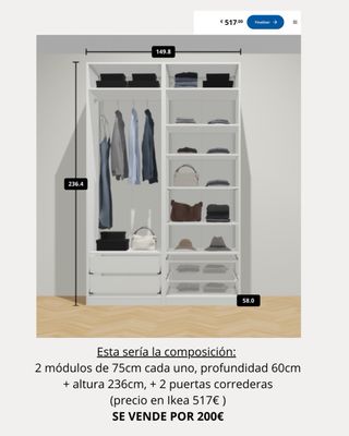 Armario Ikea Pax