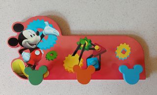 Colgador infantil madera Disney Mickey