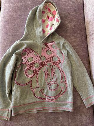 Sudadera niña Minnie Mouse lentejuelas