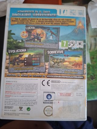 Juego Wii Combate de Dinosaurios