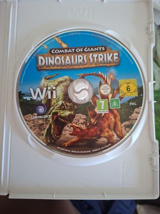 Juego Wii Combate de Dinosaurios