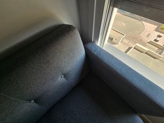 Sofá Cama Gris Tela
