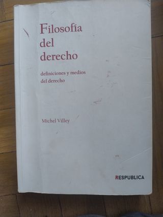 Filosofía del derecho - Michel Ville