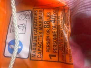 Barco Hinchable Naranja