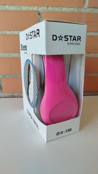 NUEVO - Auriculares Inalámbricos DStar Stereo Rosa
