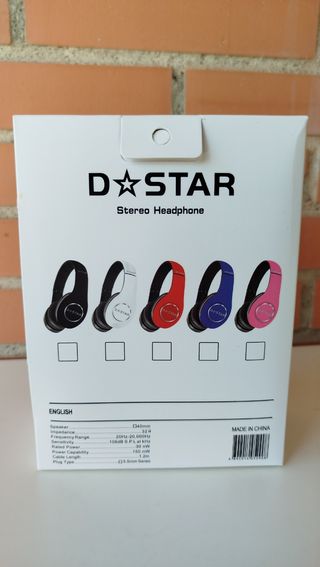 NUEVO - Auriculares Inalámbricos DStar Stereo Rosa