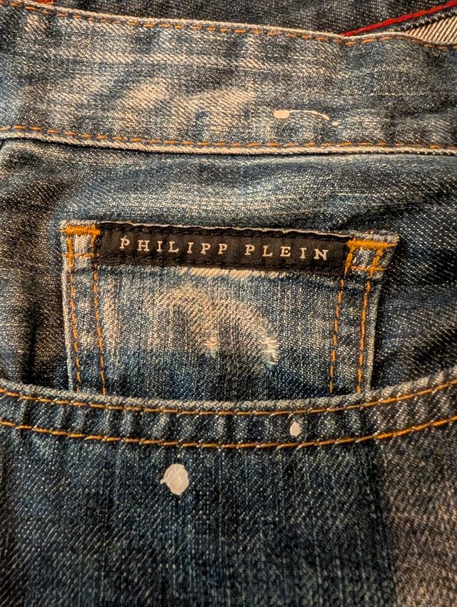 Philipp Plein Jeans Cortos Desgastados