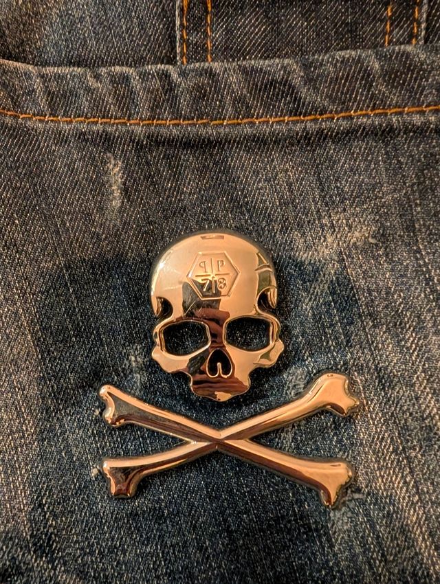 Philipp Plein Jeans Cortos Desgastados