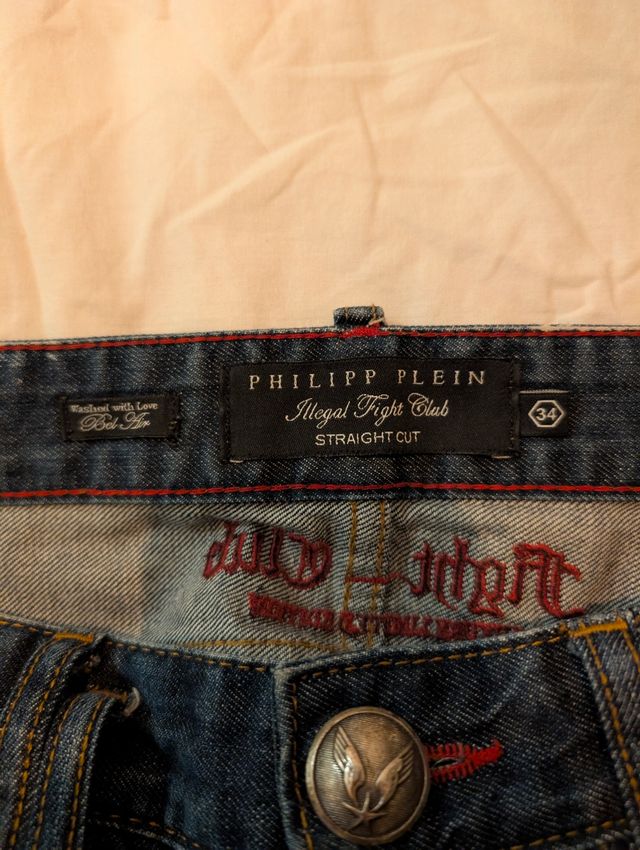 Philipp Plein Jeans Cortos Desgastados