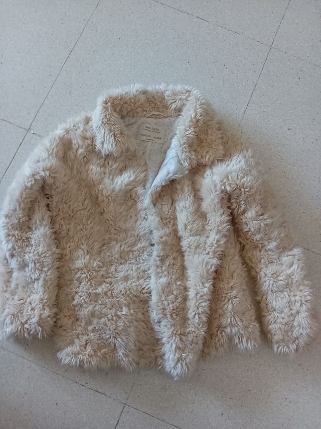 Abrigo Zara Niña Beige Talla 7/8